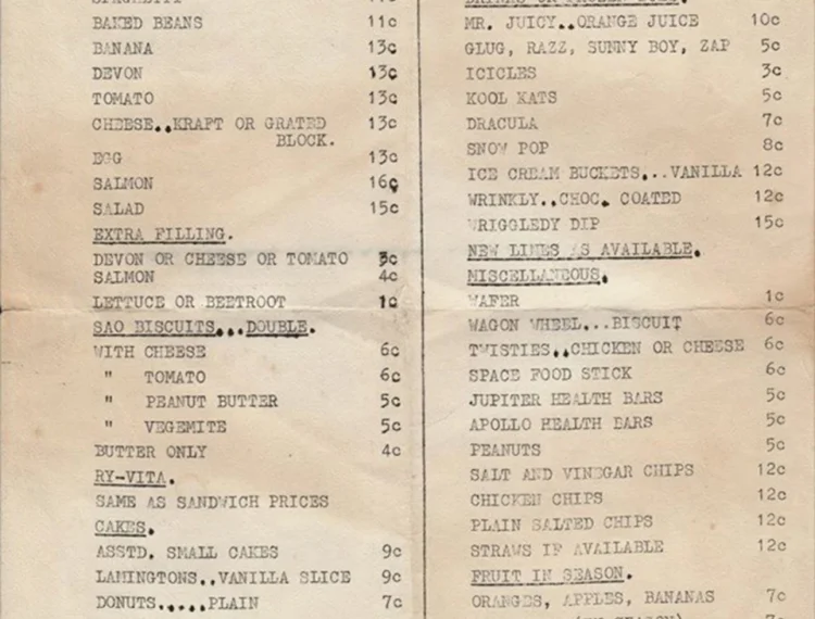 The Humble Tuckshop: Memories of Childhood Foods