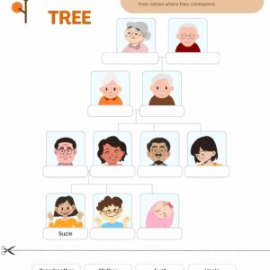 Free Educational Printable Family Tree Worksheet for Kids | Trace My Genealogy